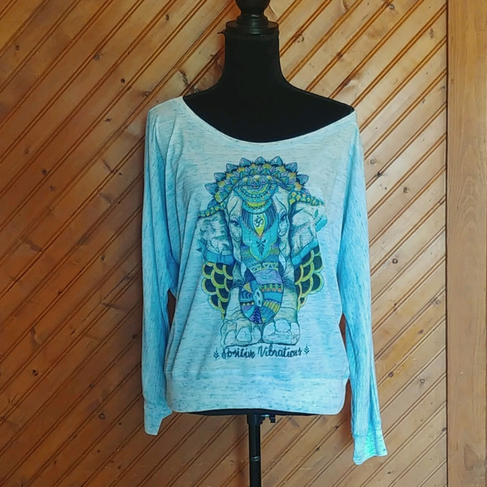 Electro Threads Mandala Elephant Shirt